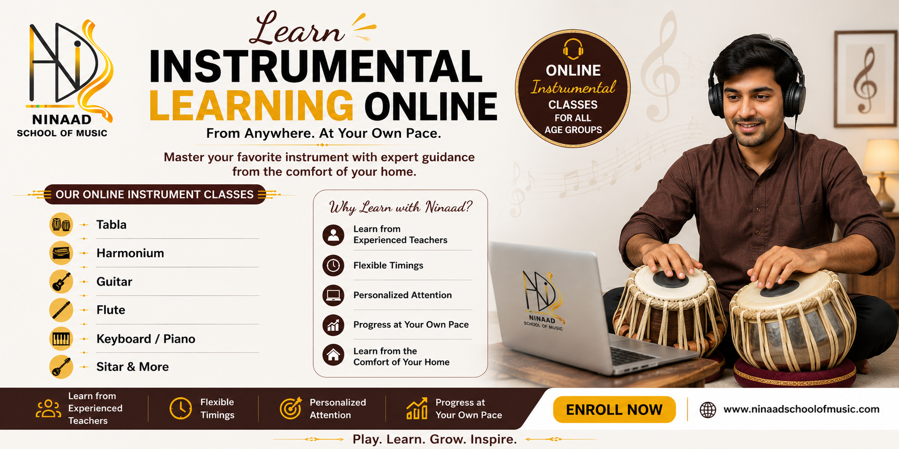 Learn Rhythm & Taal Practice Online